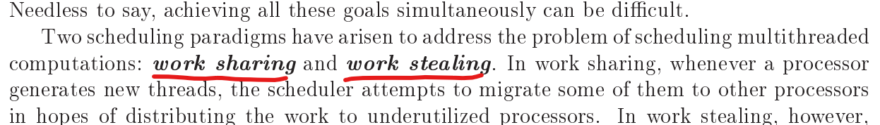 scheduling multithreaded computations